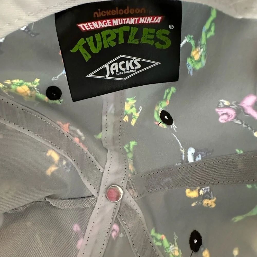 Men’s Or Kid’s Black Ninja Turtles Cap BNWT